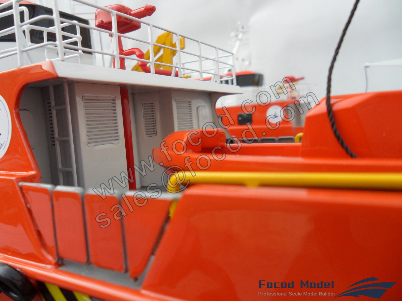 customized model of 40m Fast Crew Boat